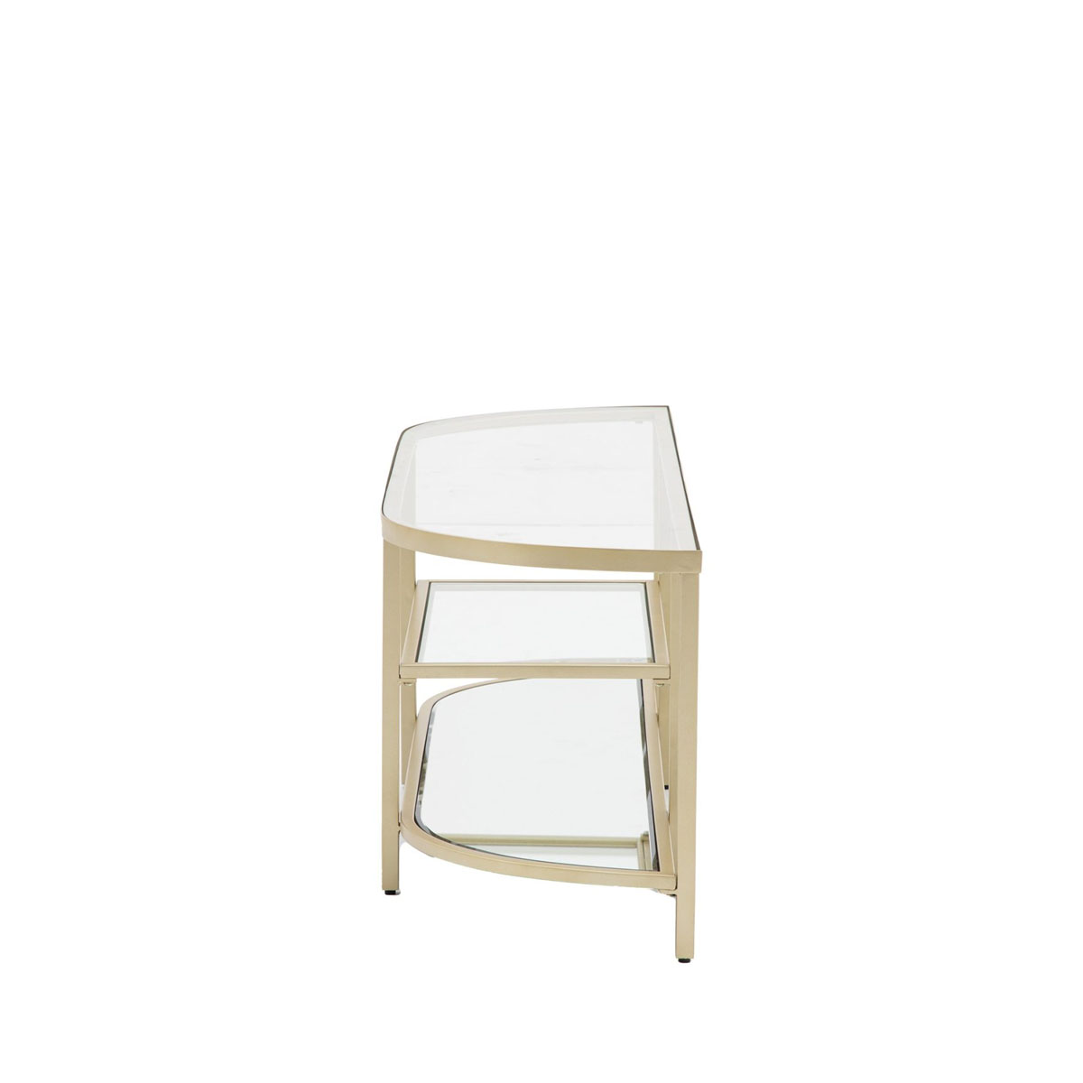 Gallery Direct Hudson Media Unit Champagne 1200x350x450mm