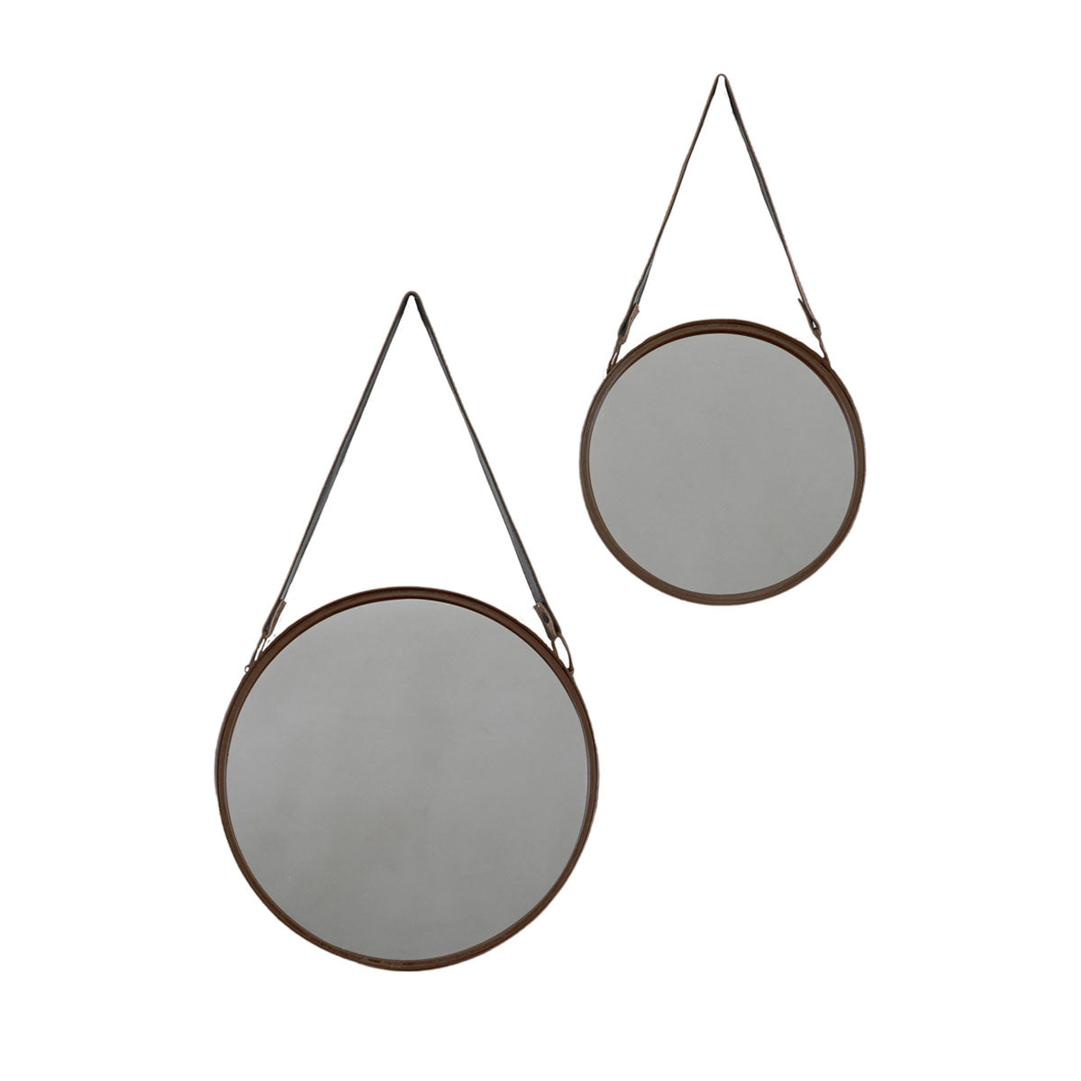 Gallery Direct Marston Mirrors Bronze (Set of 2) 400 & 300mm