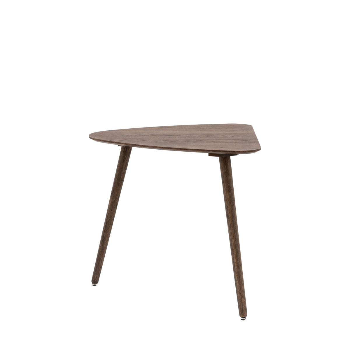 Gallery Direct Hatfield Dining Table Smoked 800x900x750mm