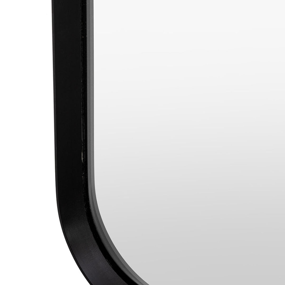 Gallery Direct Holworth Arch Mirror Black 450x35x1500mm