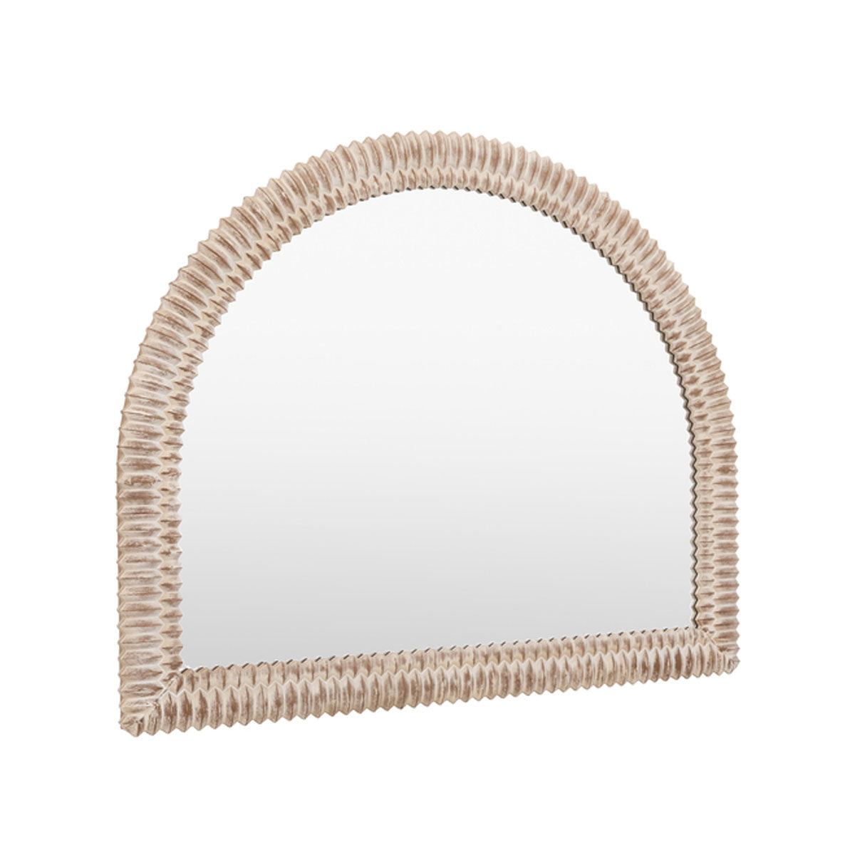 Gallery Direct Pimlico Arch Overmantle White Wash 1200x1000mm