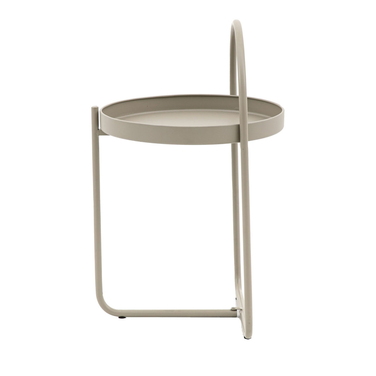 Gallery Direct Melbury Side Table Latte 400x400x660mm