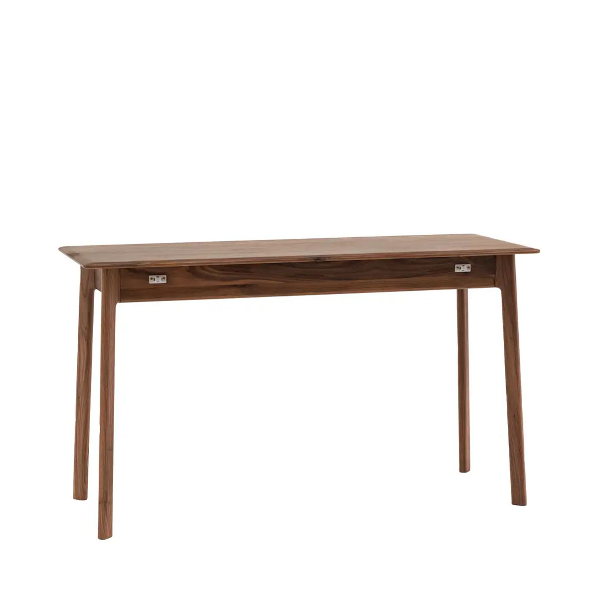 Gallery Direct Madrid 1 Drawer Desk Walnut 1300x500x750mm