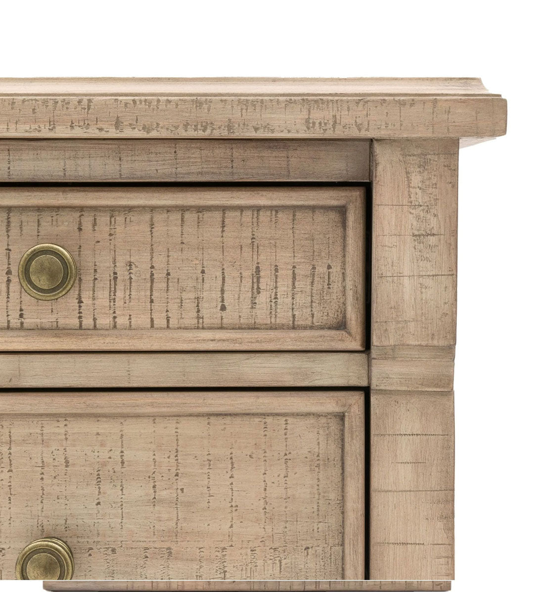 Gallery Direct Vancouver 3 Drawer Bedside 520x450x650mm