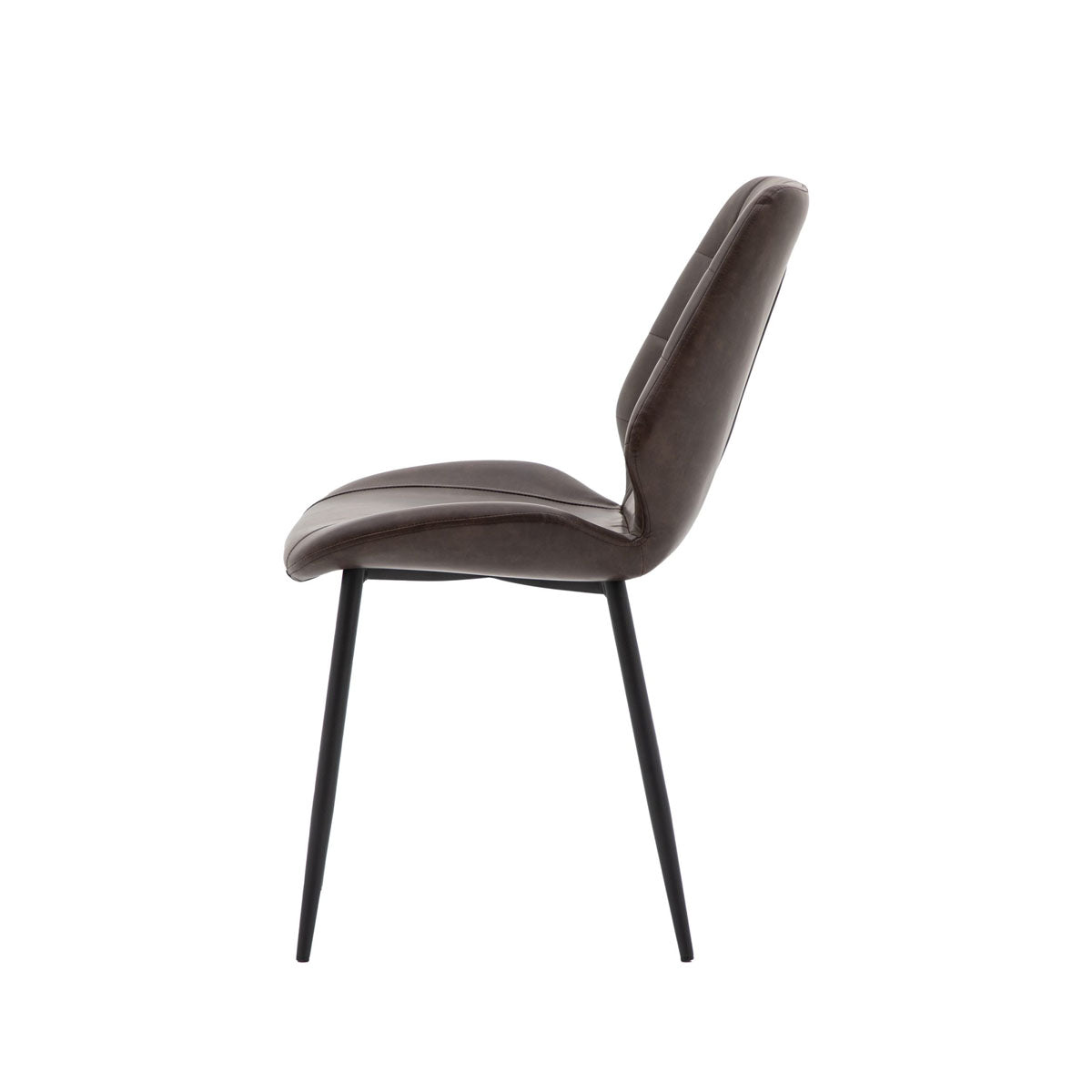 Gallery Direct Manford Dining Chair Brown (2pk)
