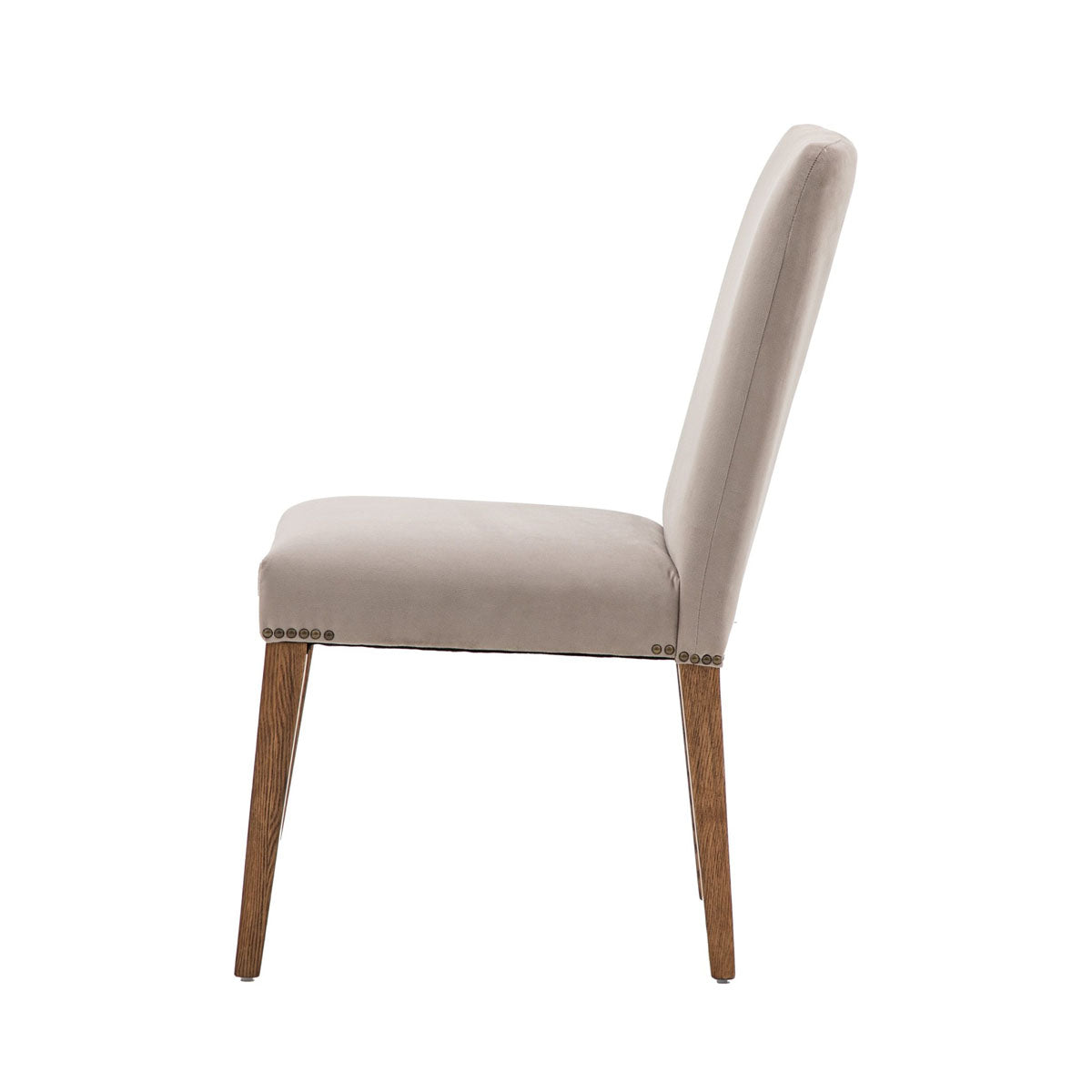 Gallery Direct Highgrove Chair Dove Velvet (2pk)