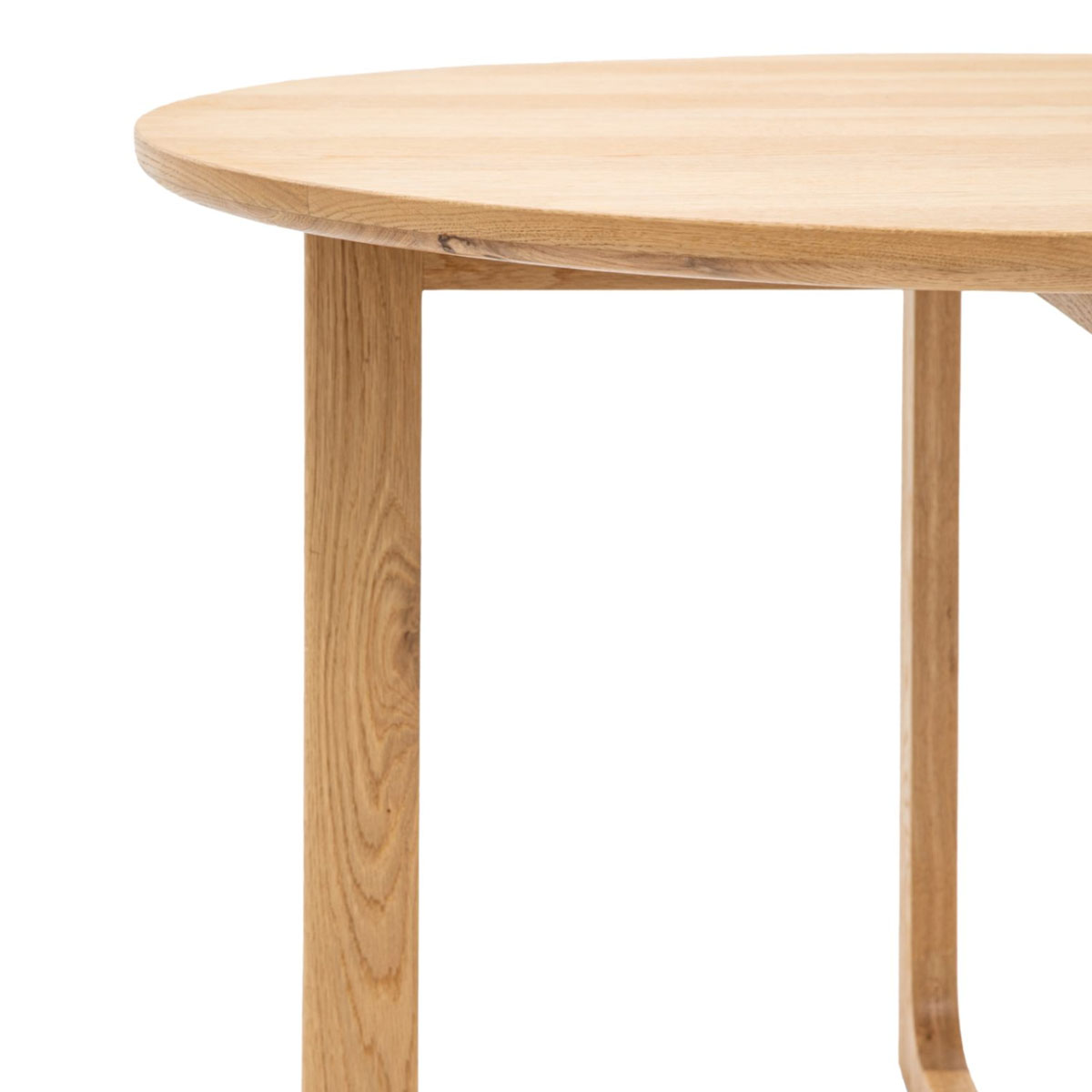 Gallery Direct Craft Round Dining Table Natural 1100x1100x750mm