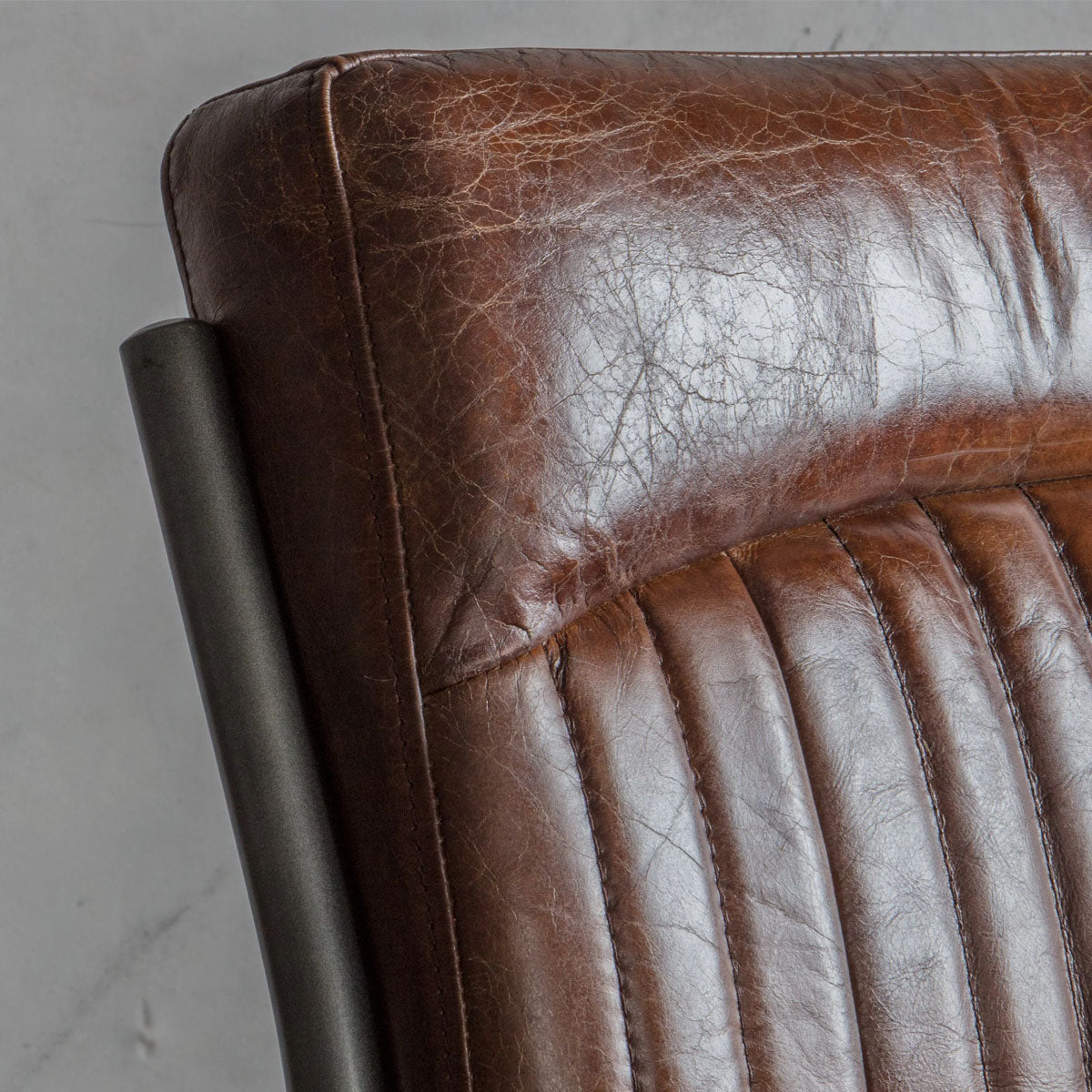 Gallery Direct Capri Leather Chair Brown 520x660x880mm