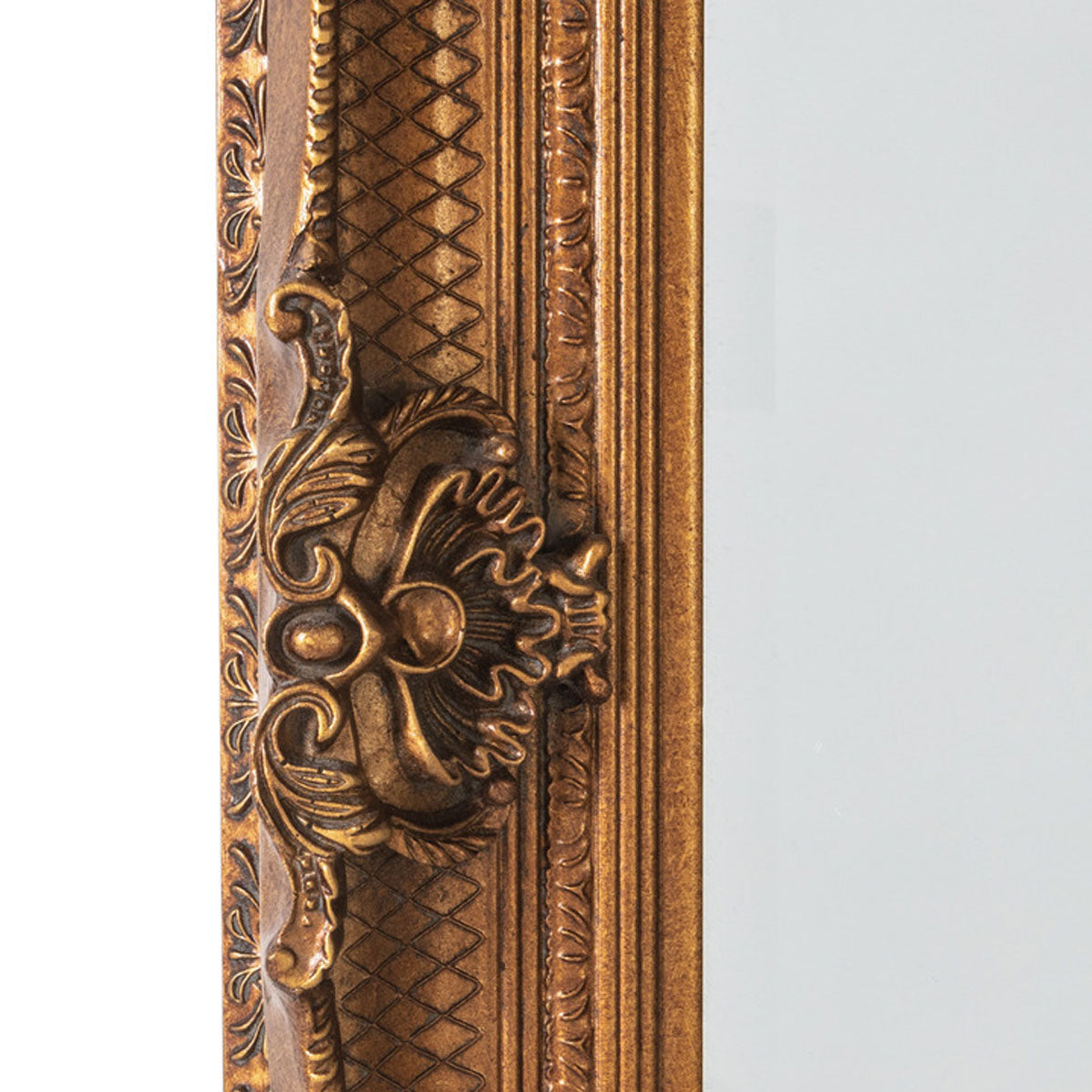 Gallery Direct Abbey Leaner Mirror Gold 1650x795mm