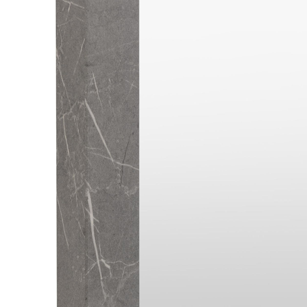 Gallery Direct Romano Rectangle Mirror Marbled Grey 570x770mm