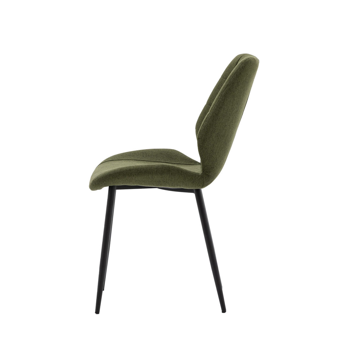 Gallery Direct Manford Dining Chair Bottle Green (2pk)