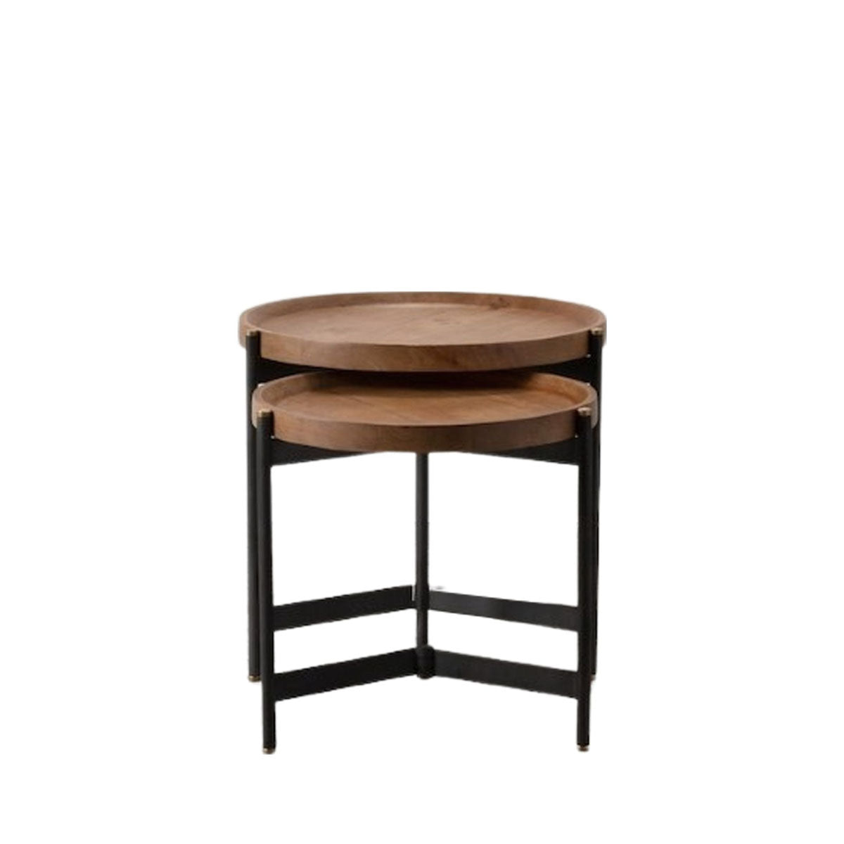 Gallery Direct Dakota Nest Of 2 Tables 550x550x520mm