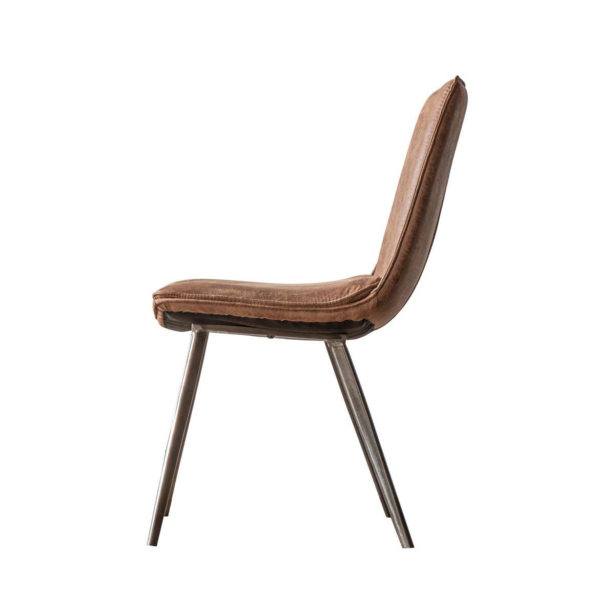 Gallery Direct Hinks Chair Brown (2pk)