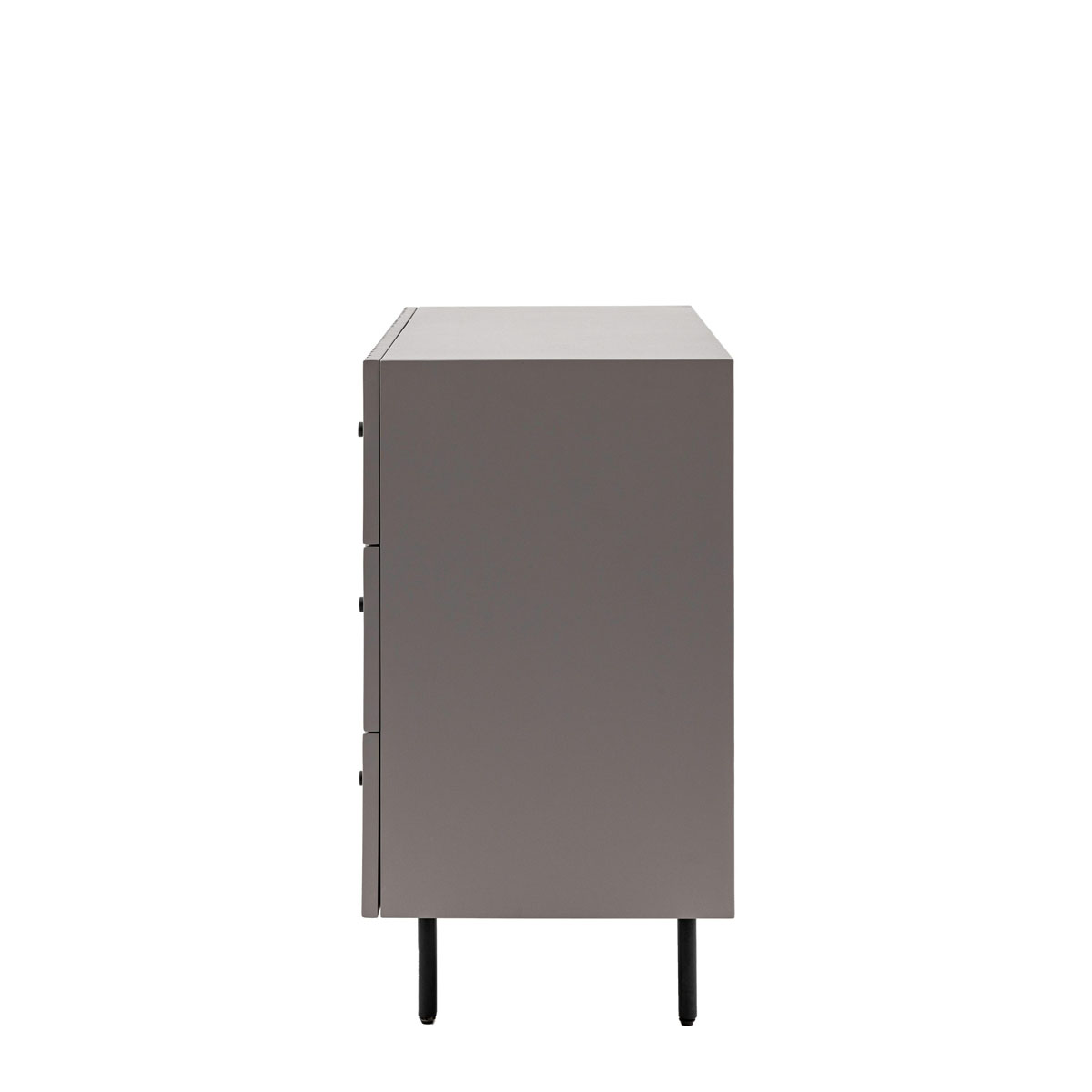 Gallery Direct Buckhurst 3 Drawer Chest Grey 400x900x750mm