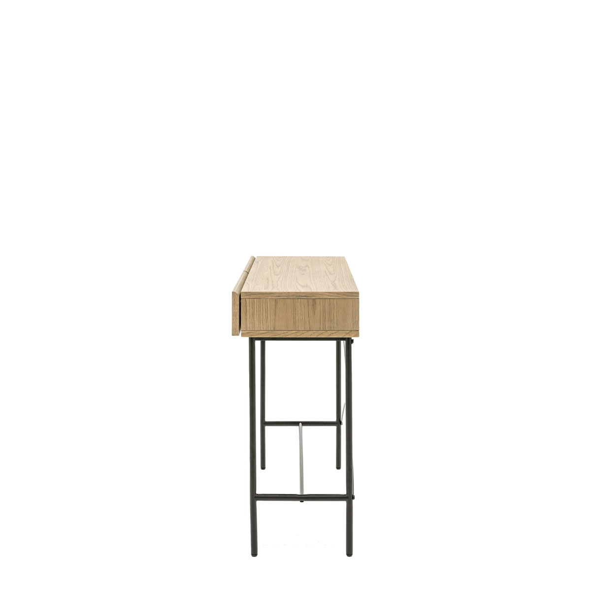 Gallery Direct Panelled 2 Drawer Console 1100x350x1100mm