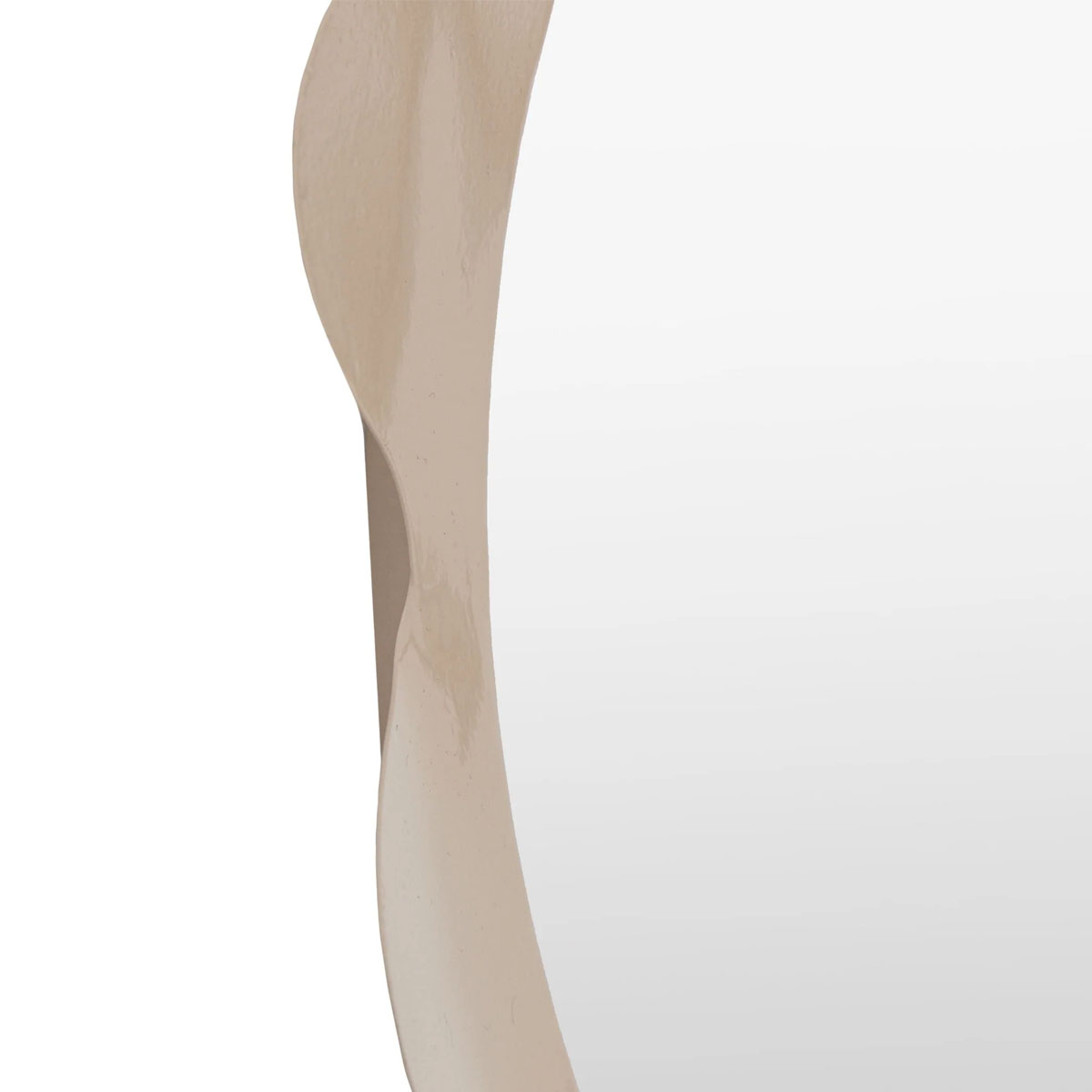 Gallery Direct Shoreditch Round Mirror Taupe 600mm