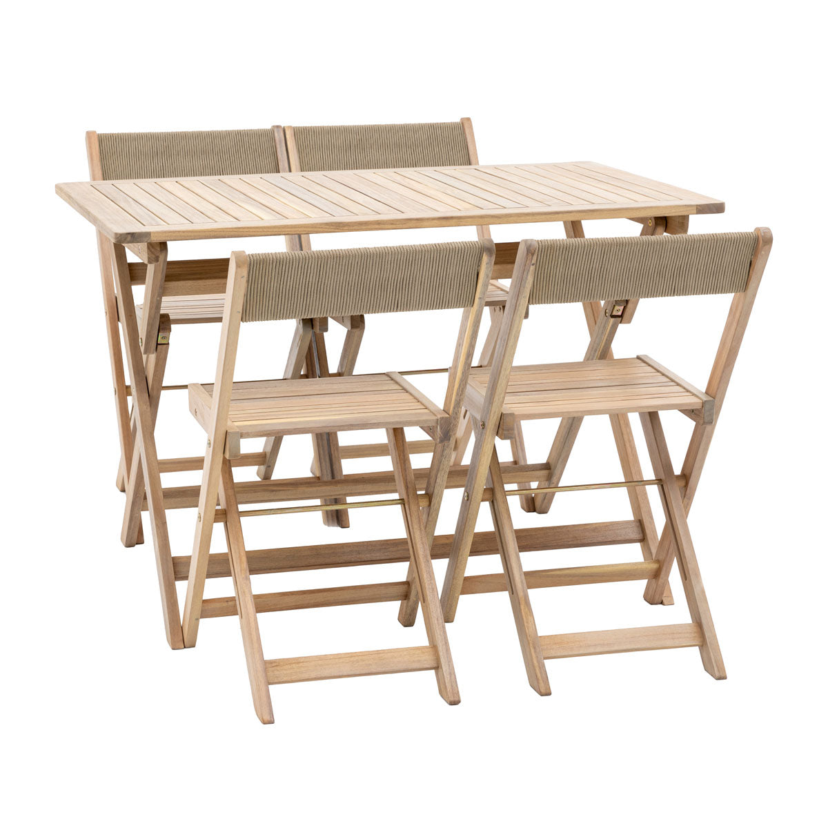 Gallery Direct Lindos Folding Dining Set
