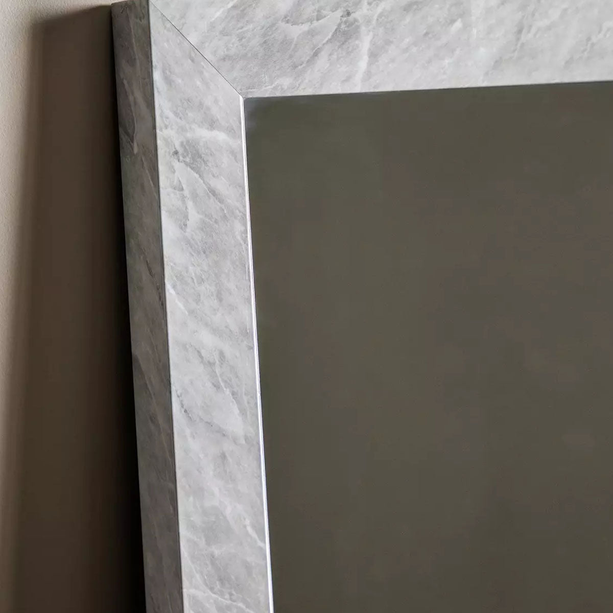 Gallery Direct Romano Leaner Mirror Marbled Grey 570x1570mm