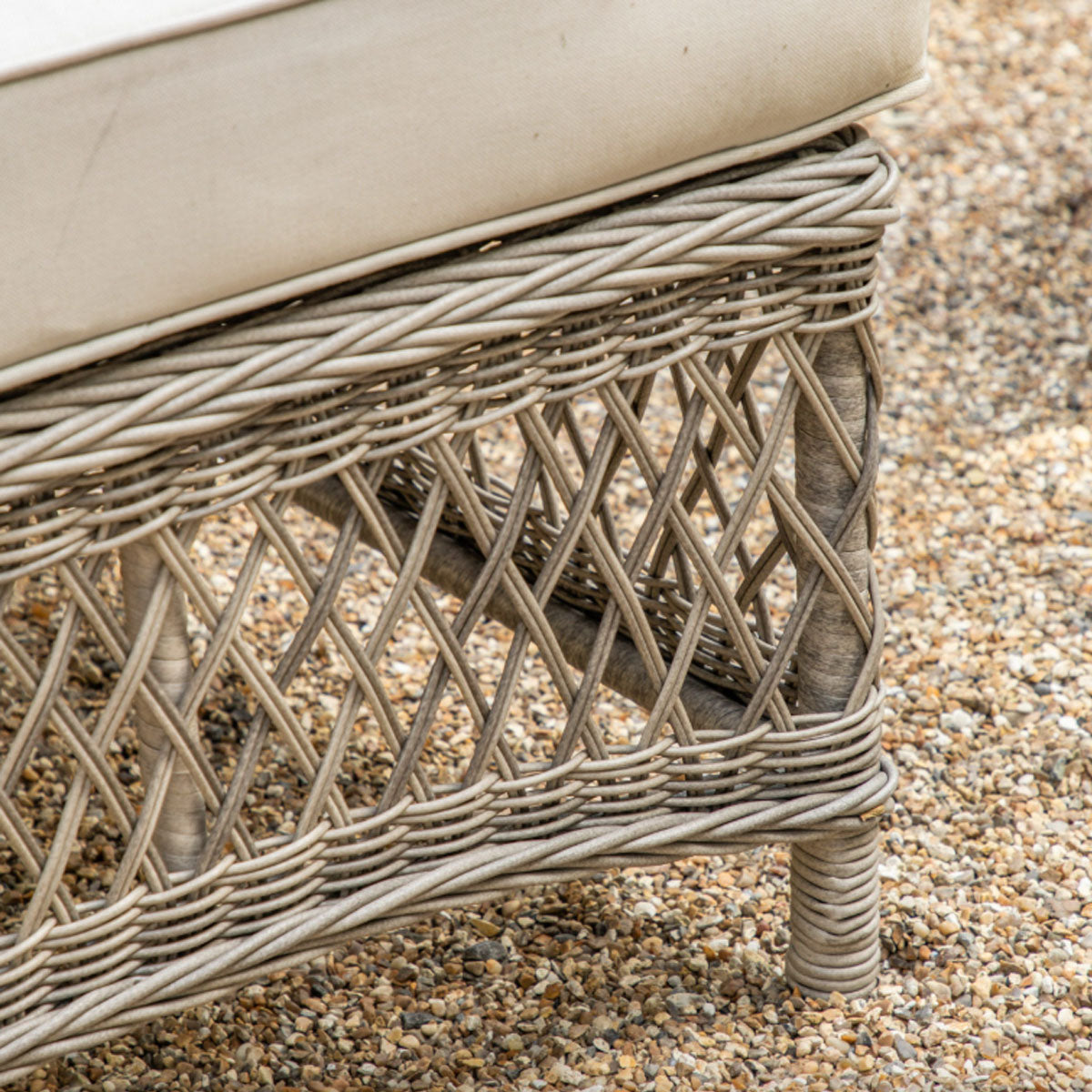 Gallery Direct Menton Chaise Set Stone