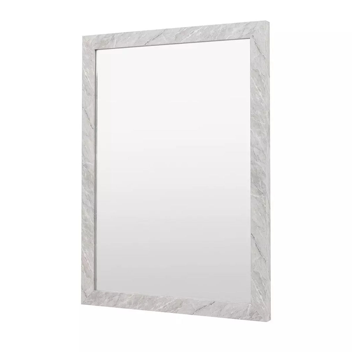 Gallery Direct Romano Rectangle Mirror Marbled White 570x770mm