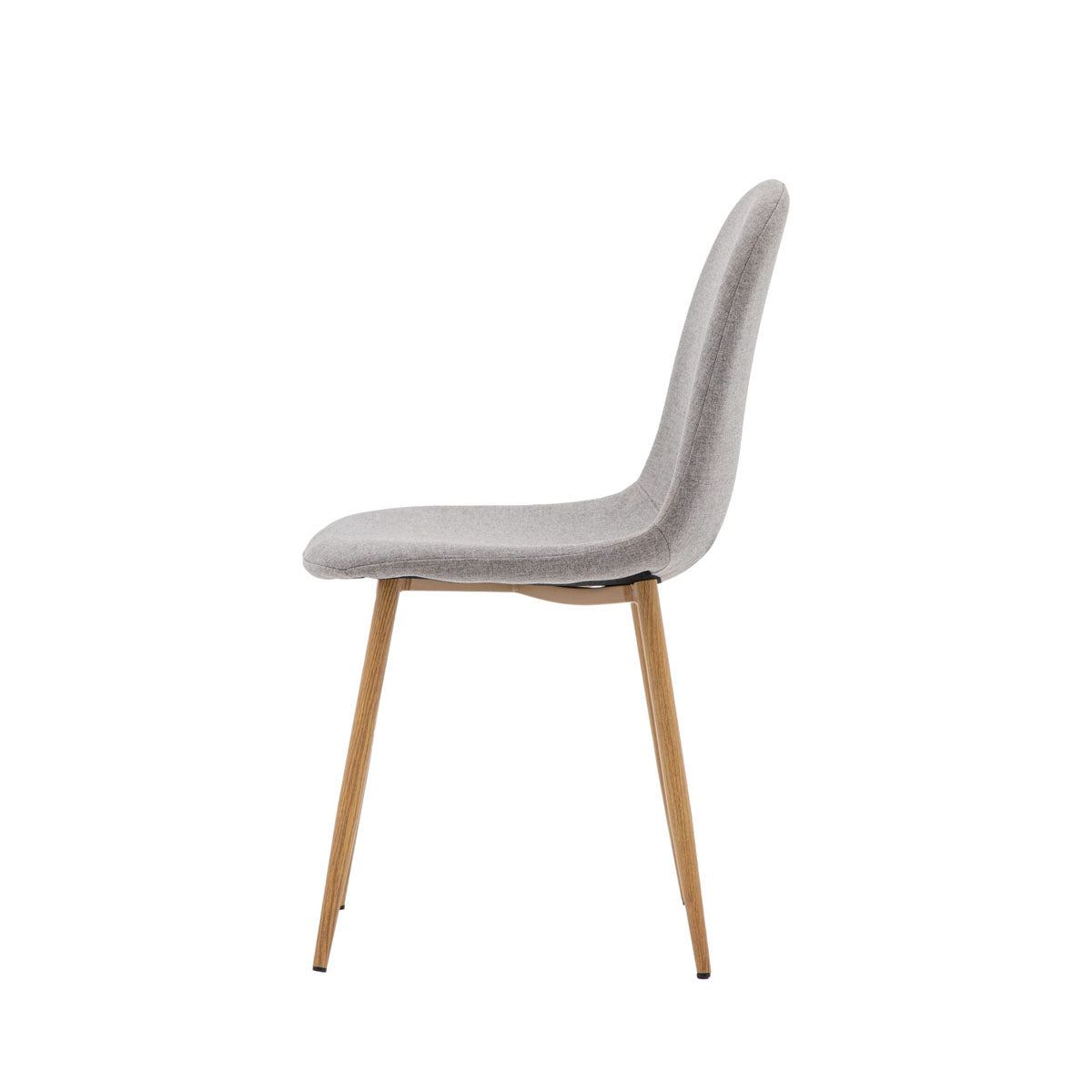 Gallery Direct Millican Dining Chair Oak / Light Grey (2pk)