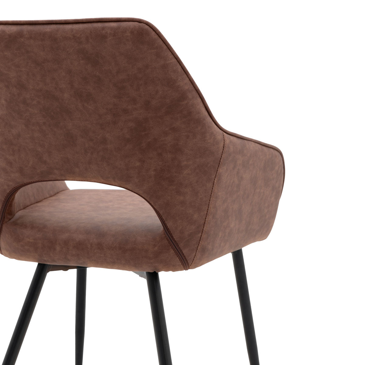 Gallery Direct Ivorra Dining Chair Brown (2pk)