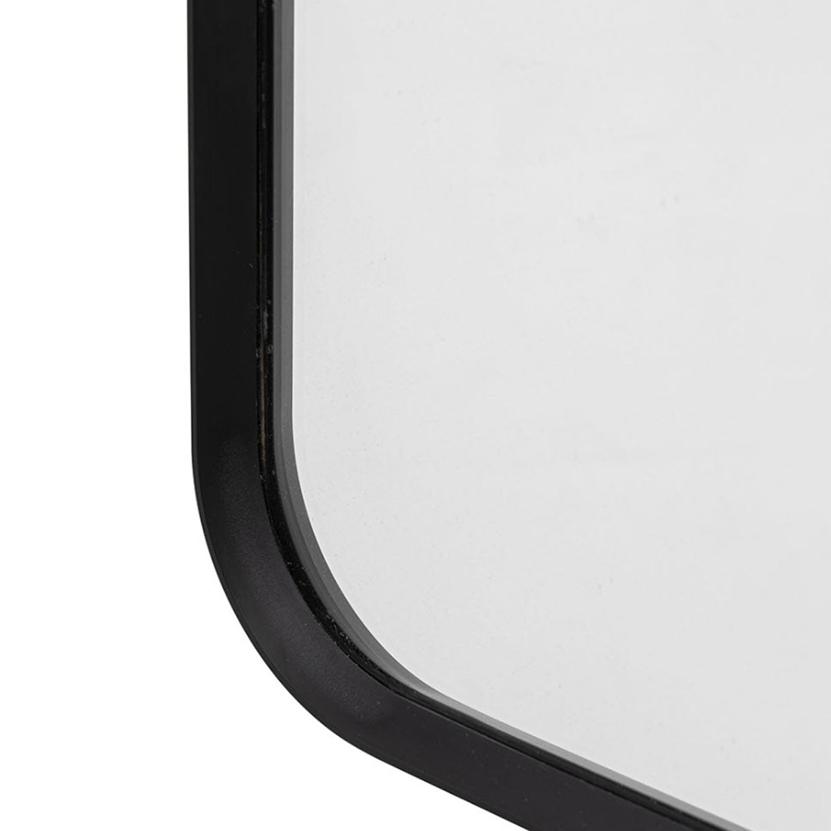Gallery Direct Holworth Arch Mirror Black 600x35x900mm