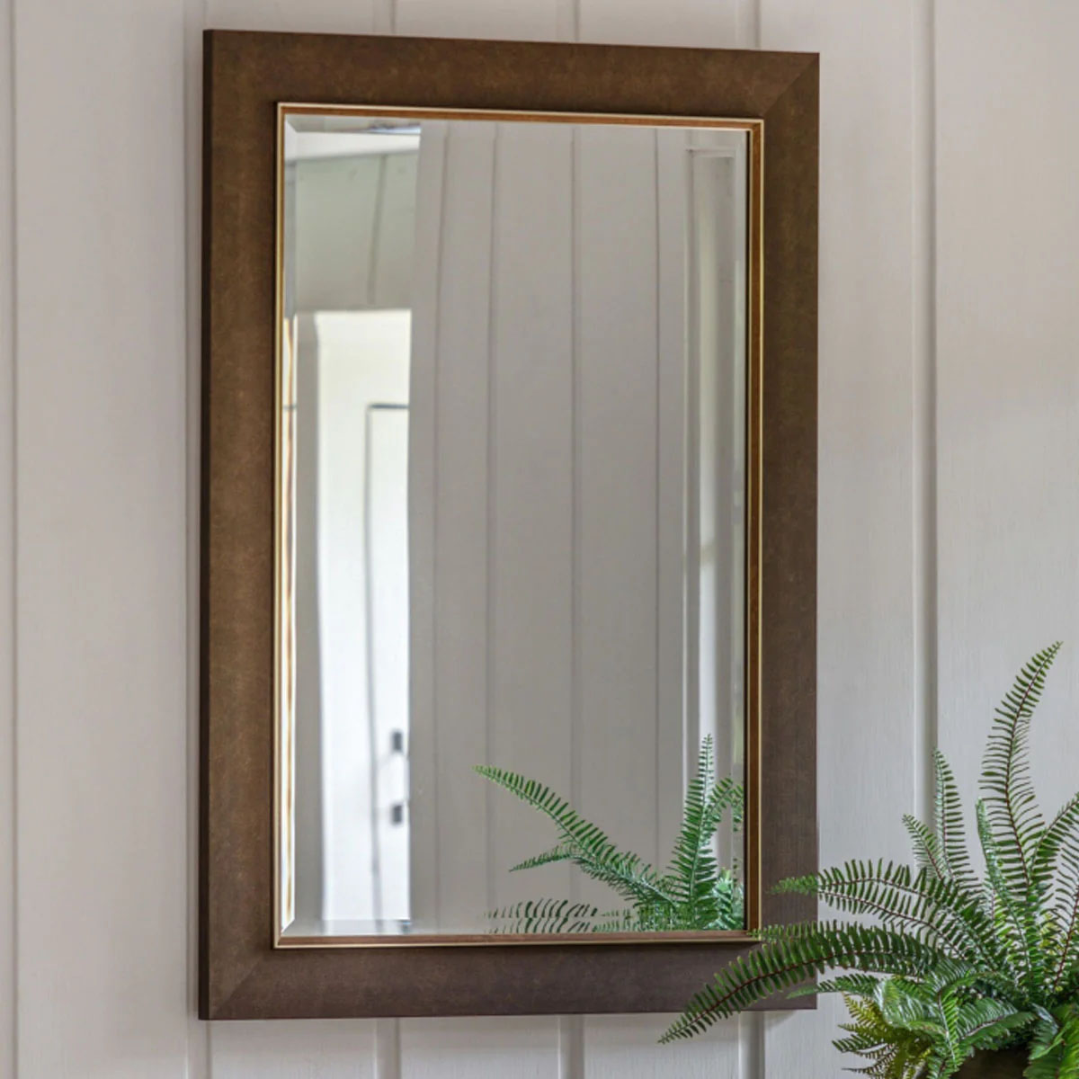 Gallery Direct Richmond Square Mirror Bronze 870x870mm