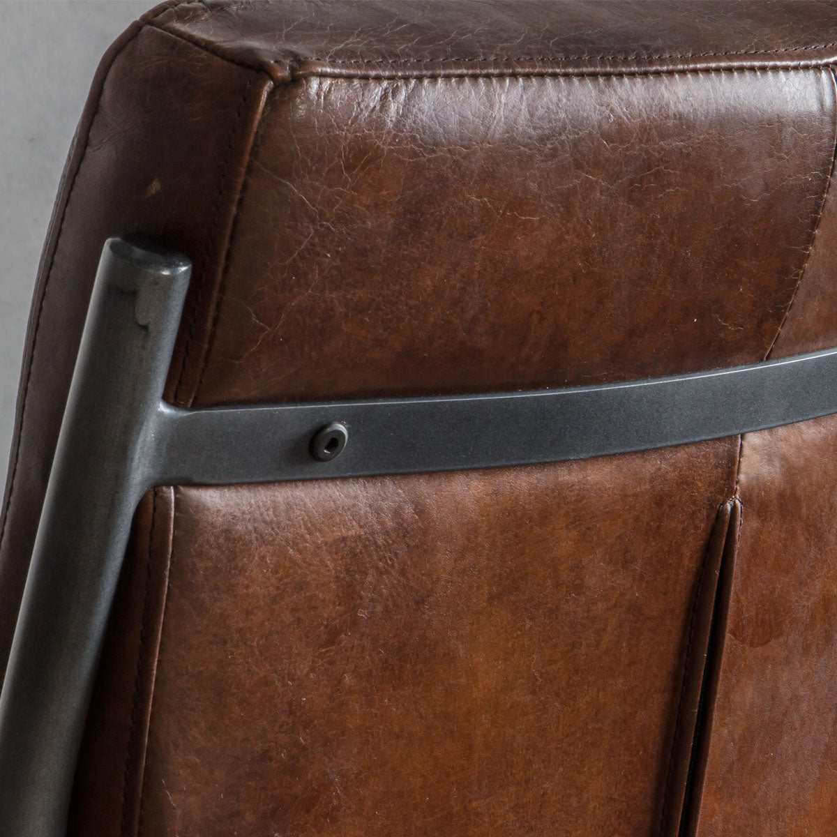 Gallery Direct Capri Leather Chair Brown 520x660x880mm