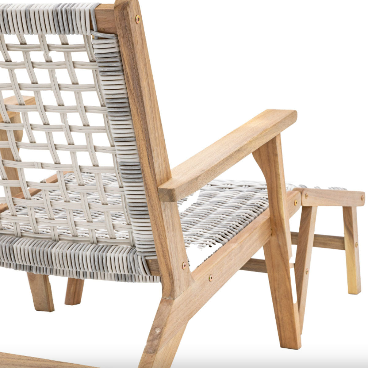 Gallery Direct Vatalos Lounge Chair with Footstool