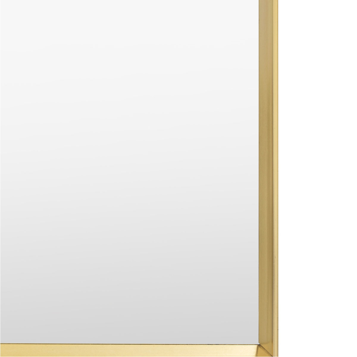 Gallery Direct Holworth Overmantle Mirror Gold 900x1100mm