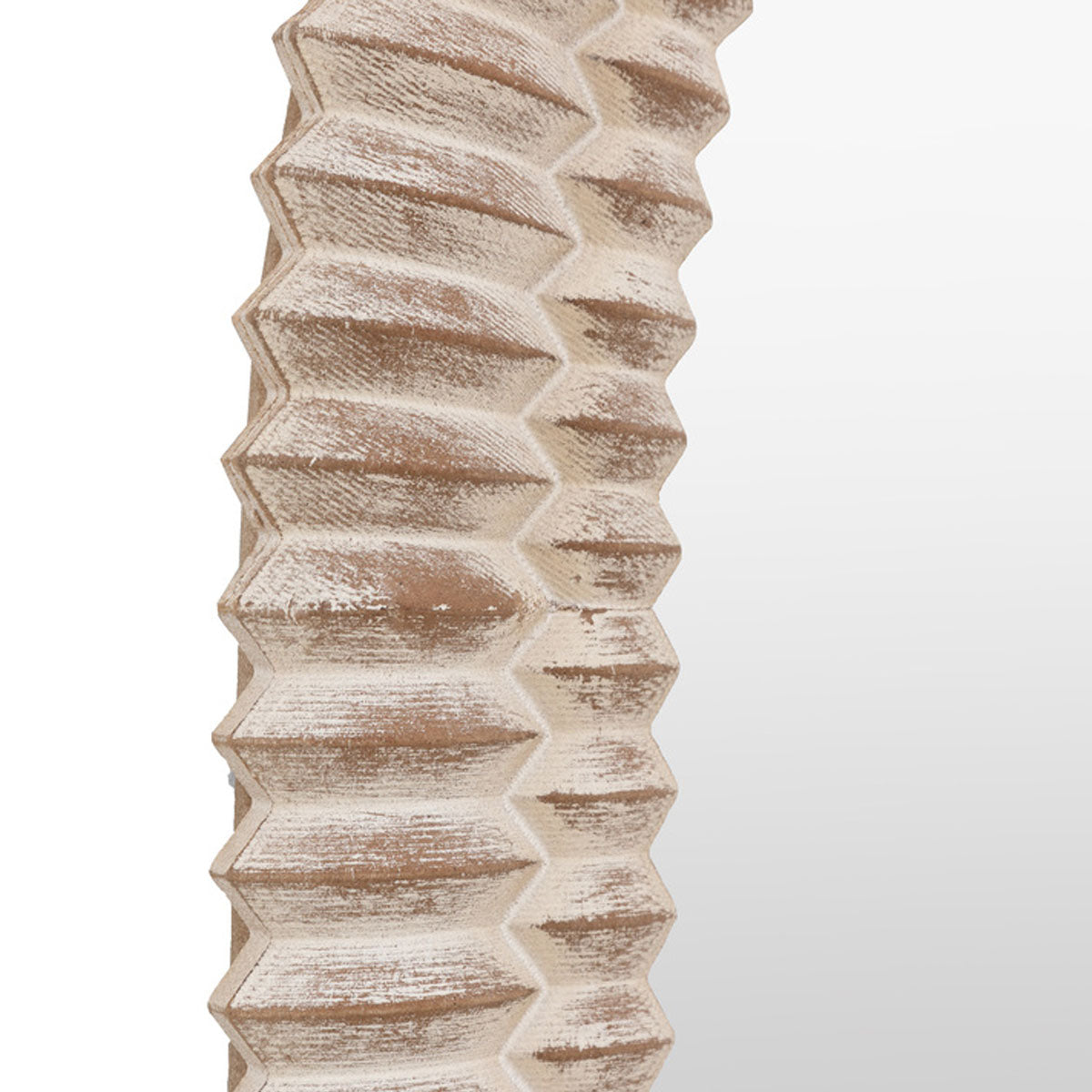 Gallery Direct Pimlico Arch Overmantle White Wash 1200x1000mm
