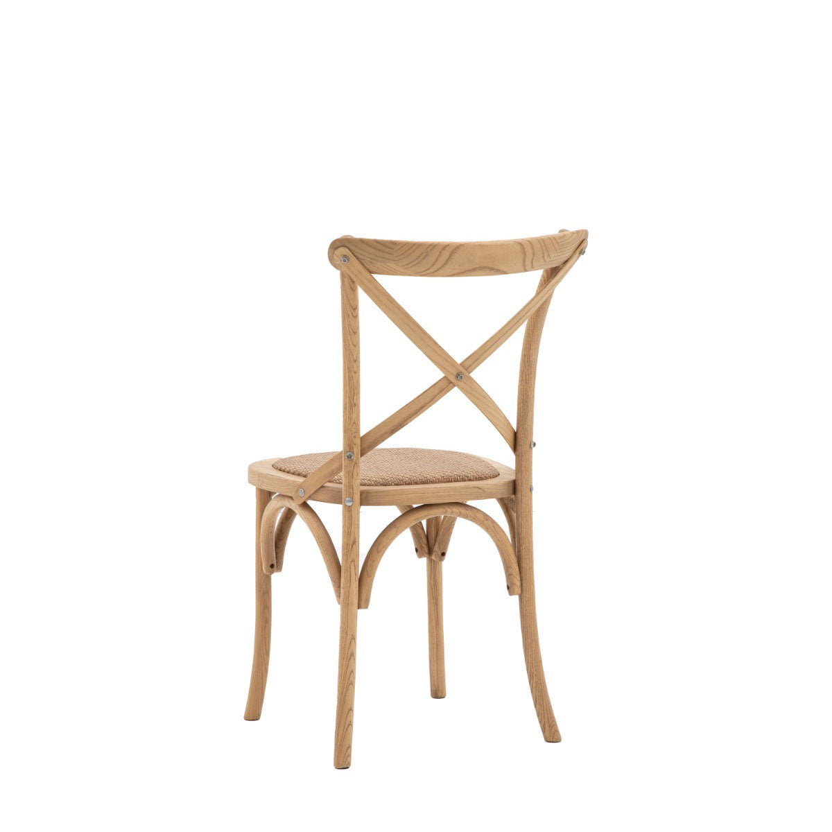 Gallery Direct Cafe Chair Oak/Rattan (2pk)