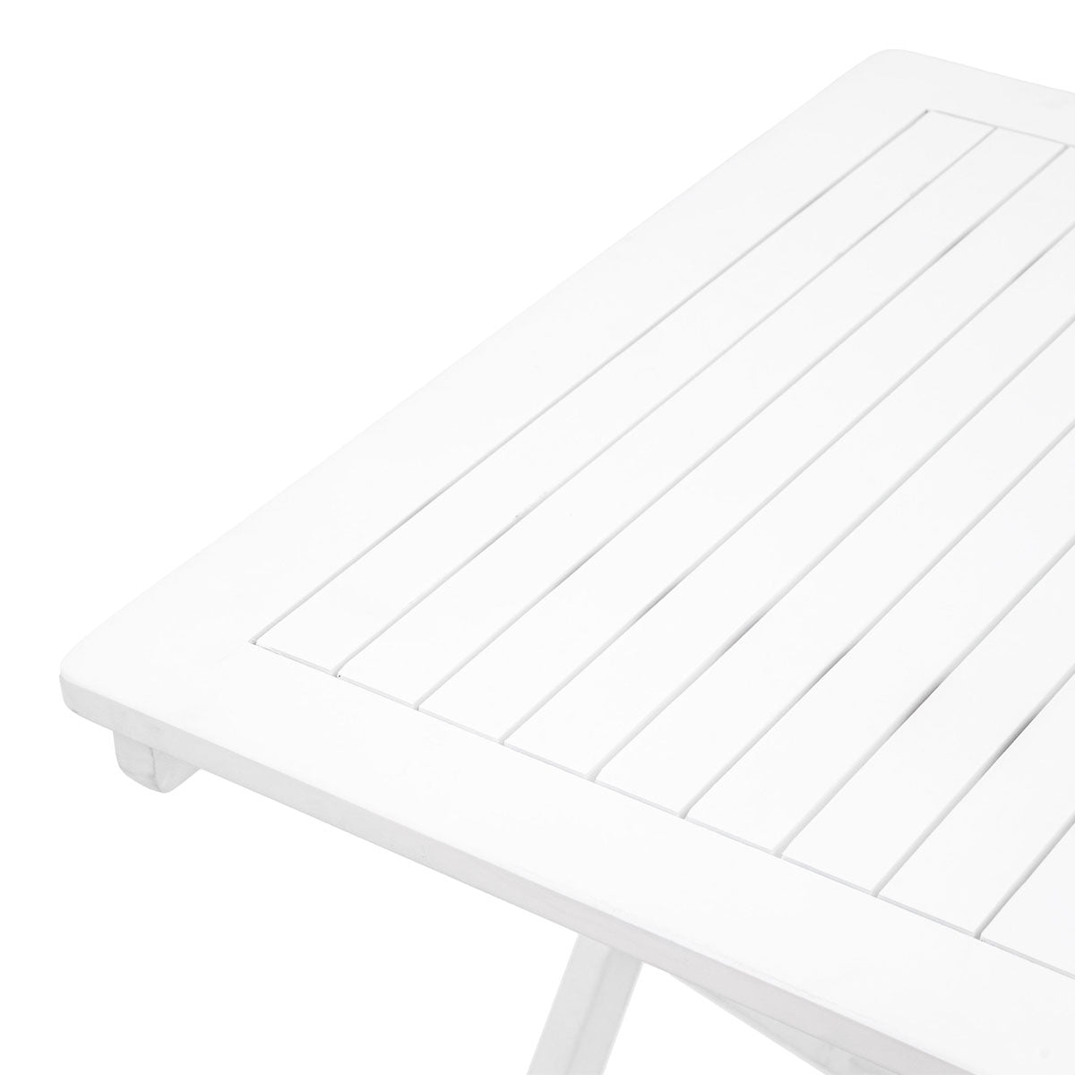 Gallery Direct Lindos White Folding Dining Set