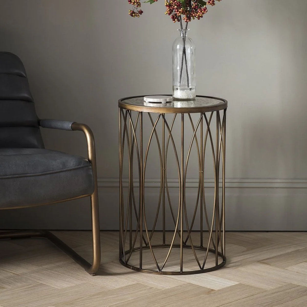 Gallery Direct Highgate SideTable 400x400x600mm