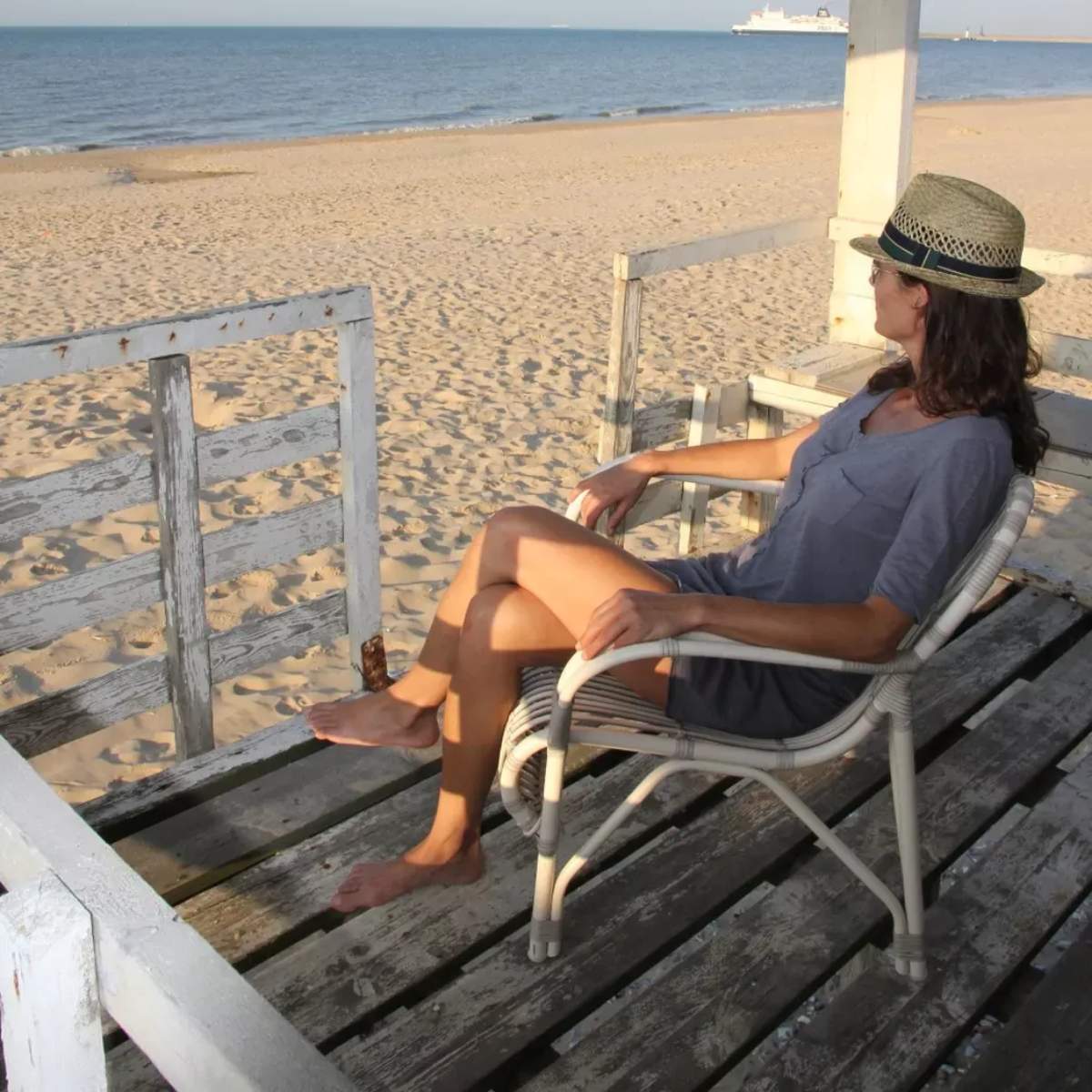 Vincent Shepherd Lazy Lucy Outdoor Armchair Wicker