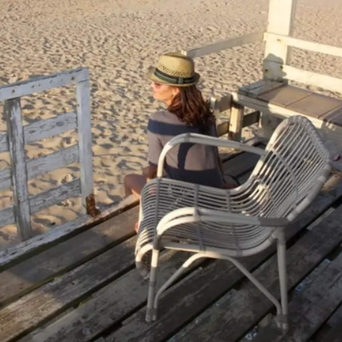 Vincent Shepherd Lazy Lucy Outdoor Armchair Wicker