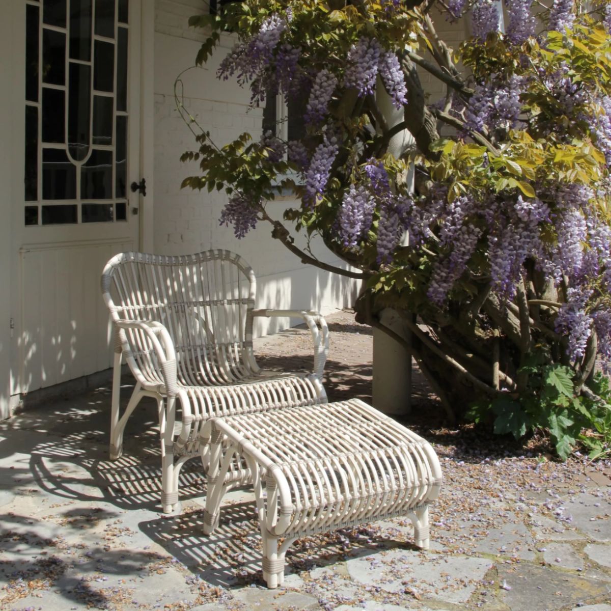 Vincent Shepherd Lazy Lucy Outdoor Footstool