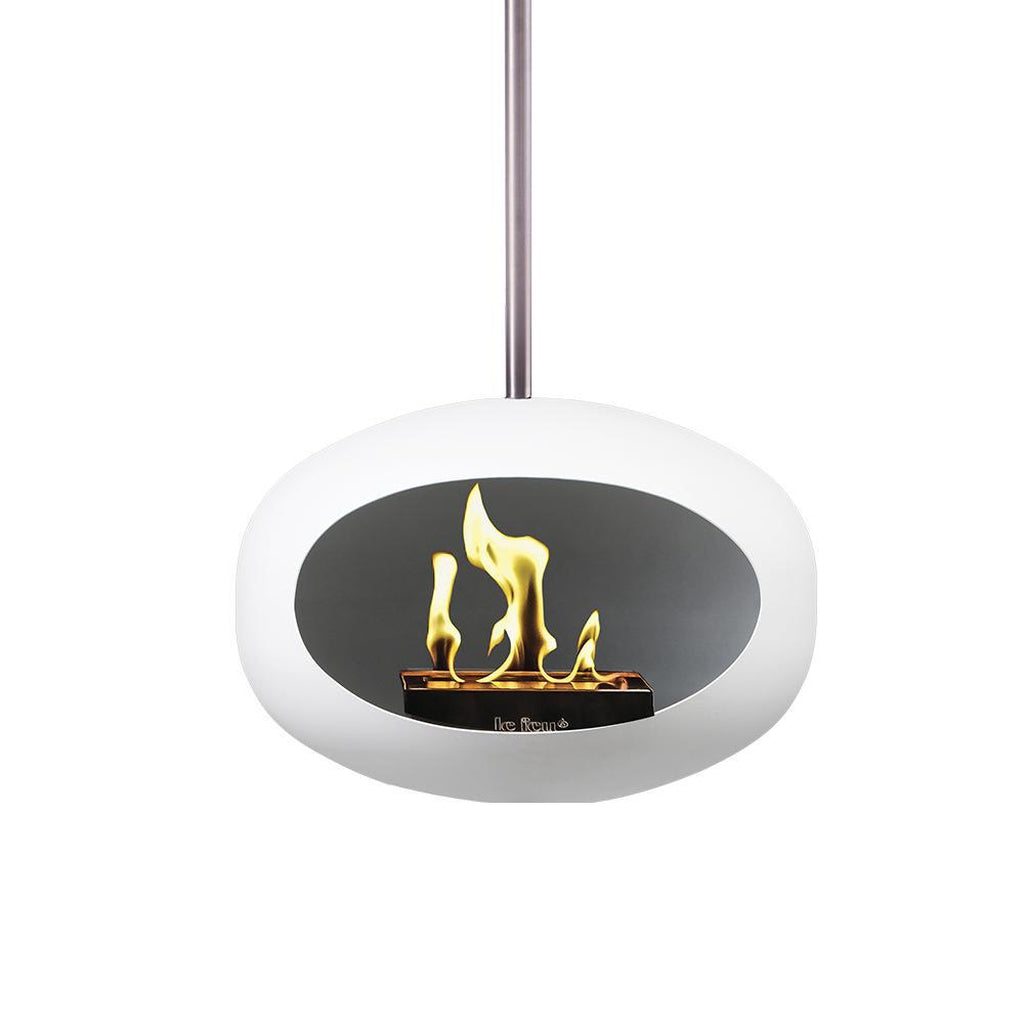 Le Feu Bio Ethanol Modern Fireplace Sky White-Beaumonde