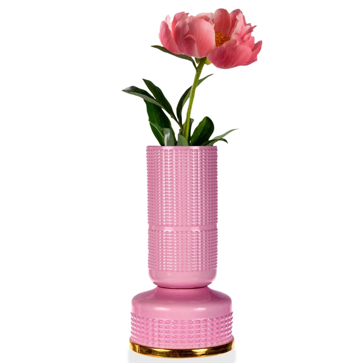Villari Le Grazie – Talia By De Bona De Meo Vase - Pearly Pink