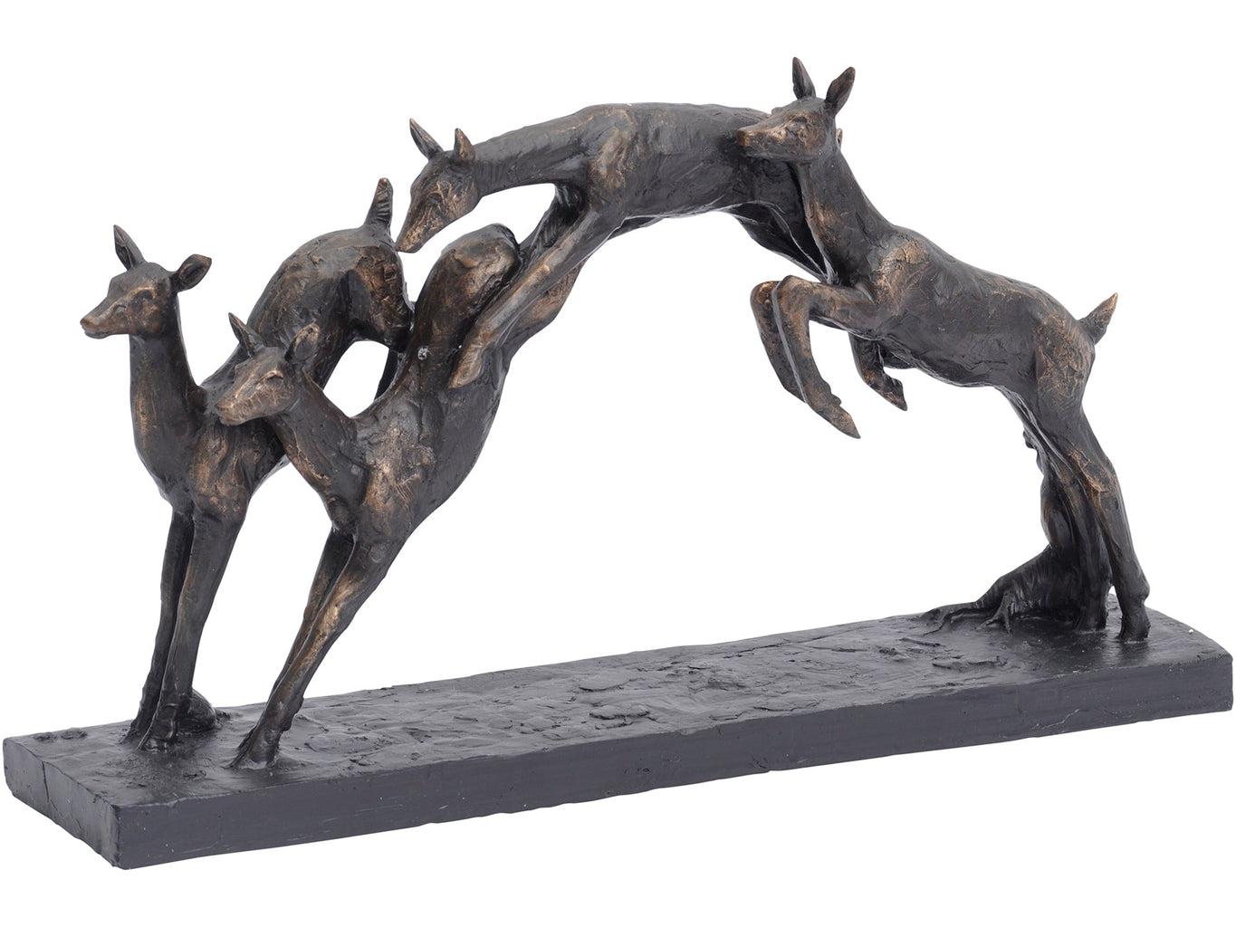 Leaping Deer Sculpture-Beaumonde