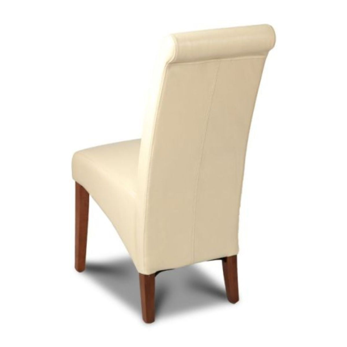 Trade Furniture Leather Rollback Dining Chair Dark Leg