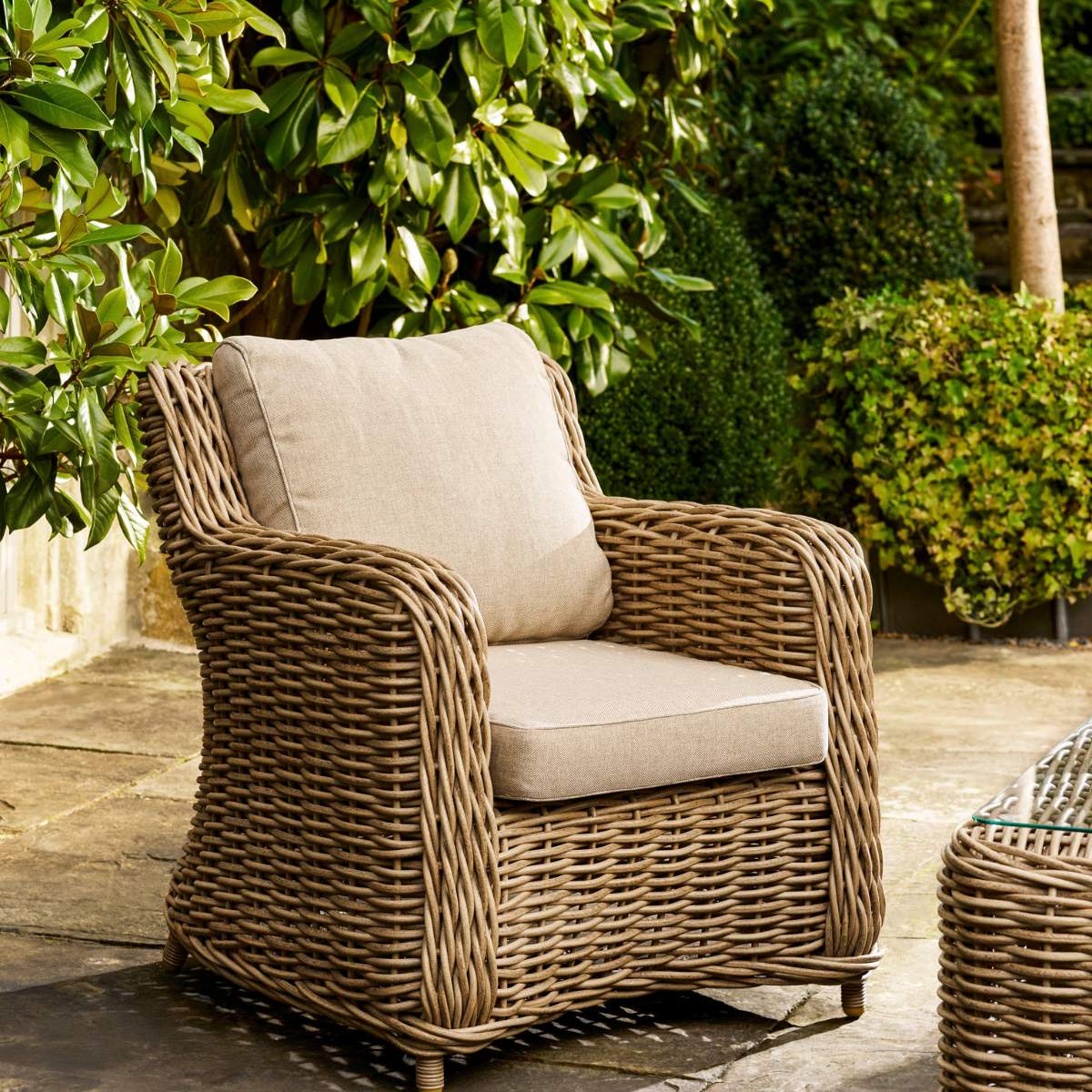 Garden Trading Lechlade 3 Seater Sofa Set Natural