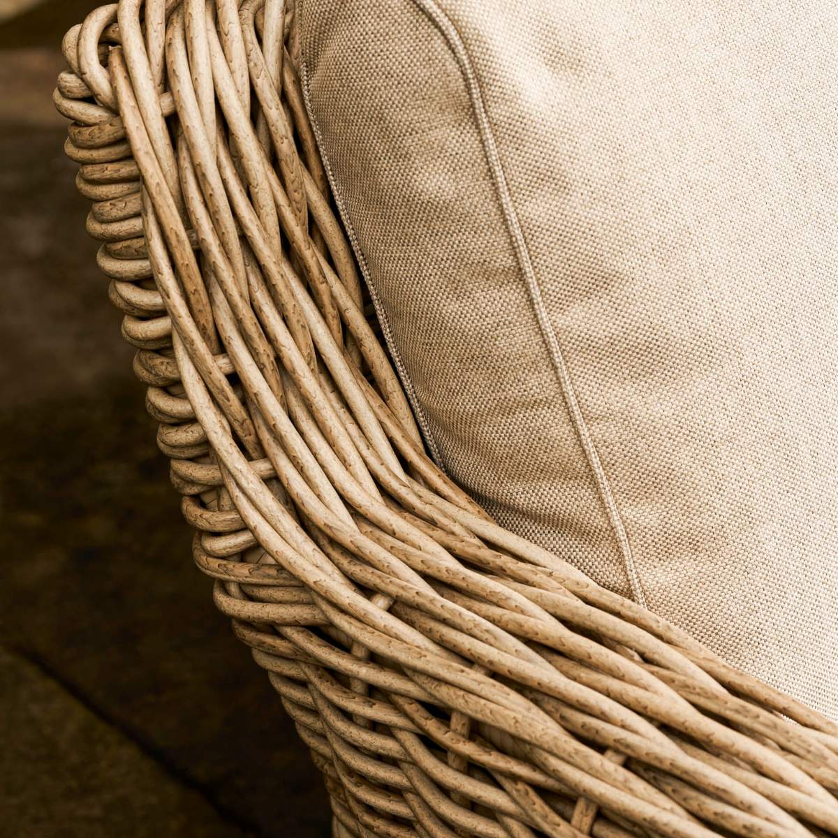 Garden Trading Lechlade 3 Seater Sofa Set Natural
