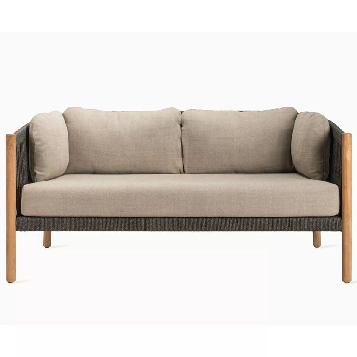 Vincent Shepherd Lento 2.5 Seater With Wing Cushion In Stone