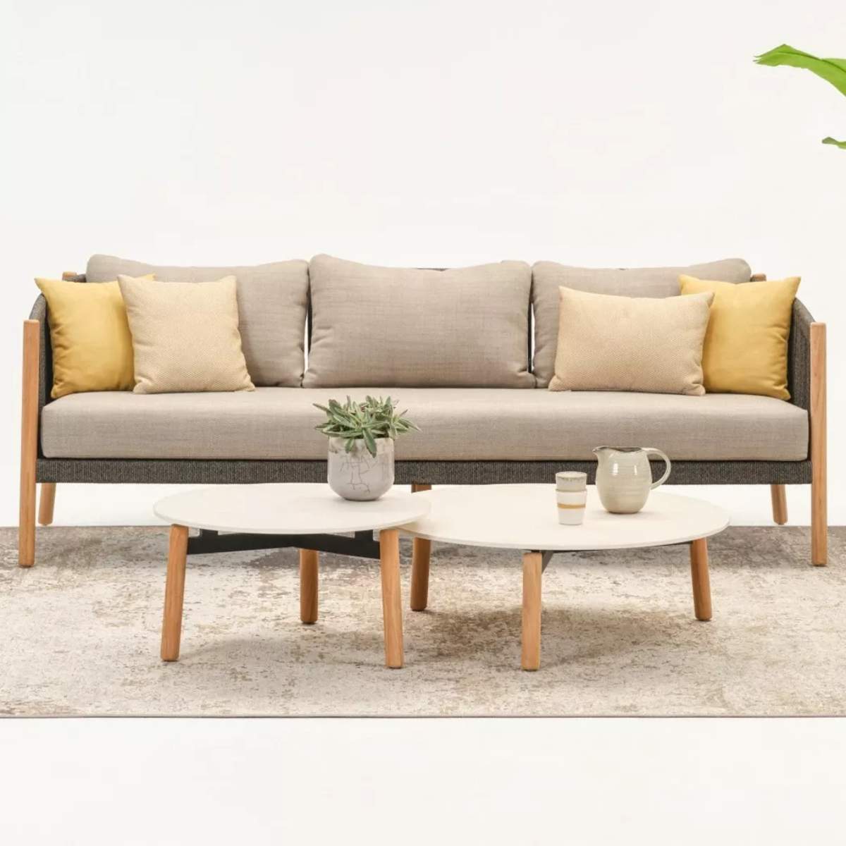 Vincent Shepherd Lento Lounge 3 Seater Sofa | Stone