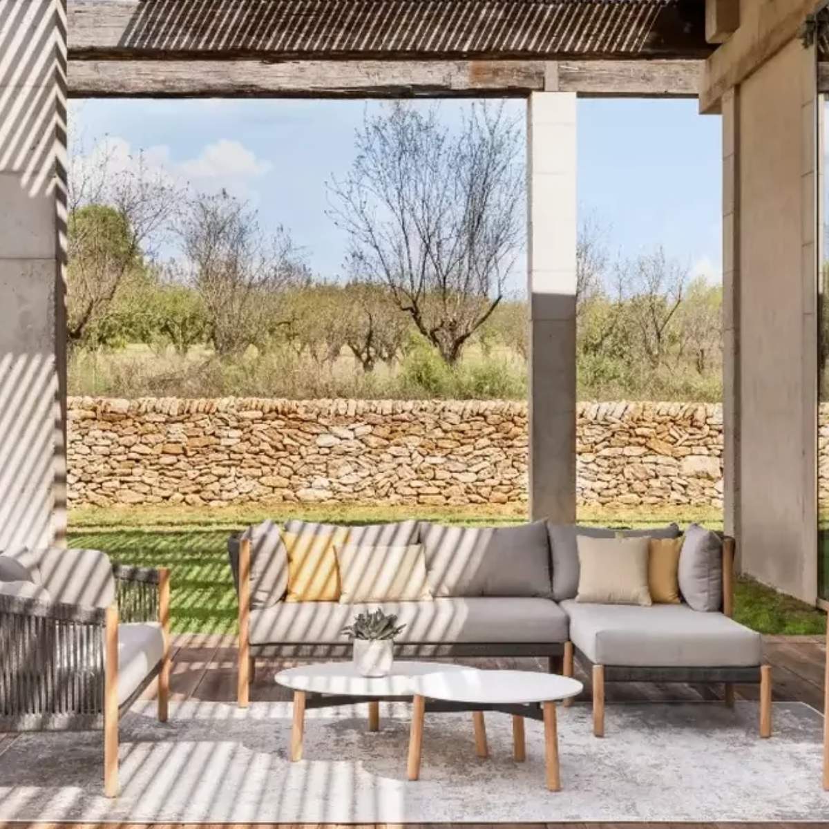 Vincent Shepherd Lento Modular Chaise Longue Left | Stone