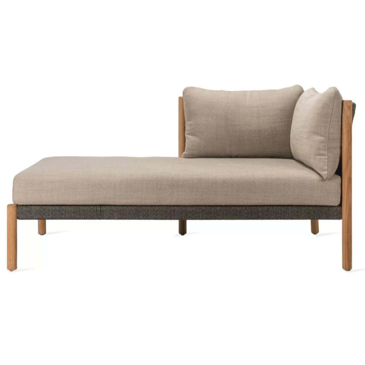 Vincent Shepherd Lento Modular Chaise Longue Right | Stone