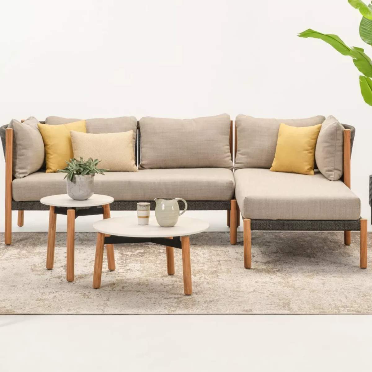 Vincent Shepherd Lento Modular Corner Right | Stone