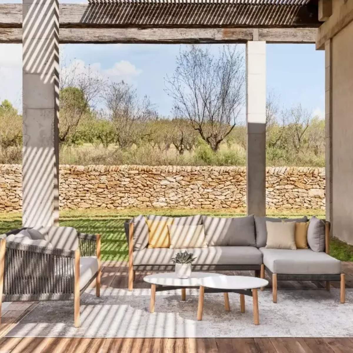 Vincent Shepherd Lento Modular Corner Left | Stone